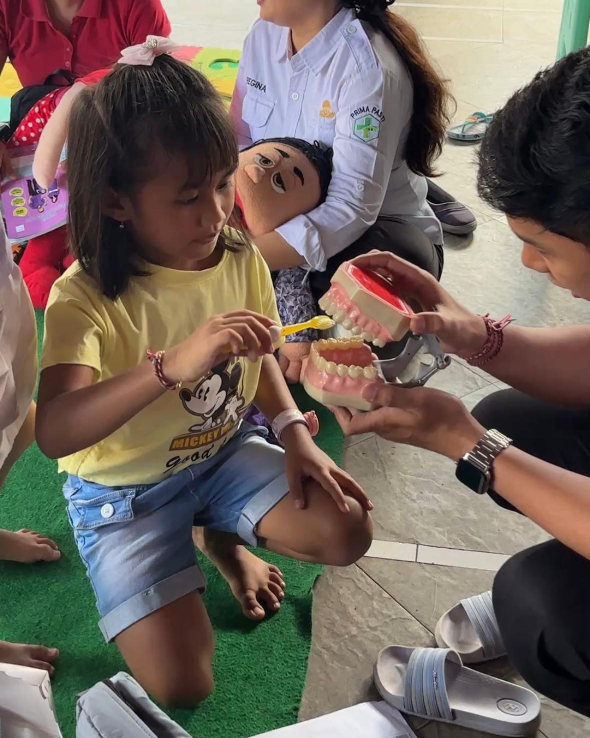 DINKES KAB. KLUNGKUNG MONEV ILP DI POSYANDU JELANTIK MAMORAN DESA TOJAN